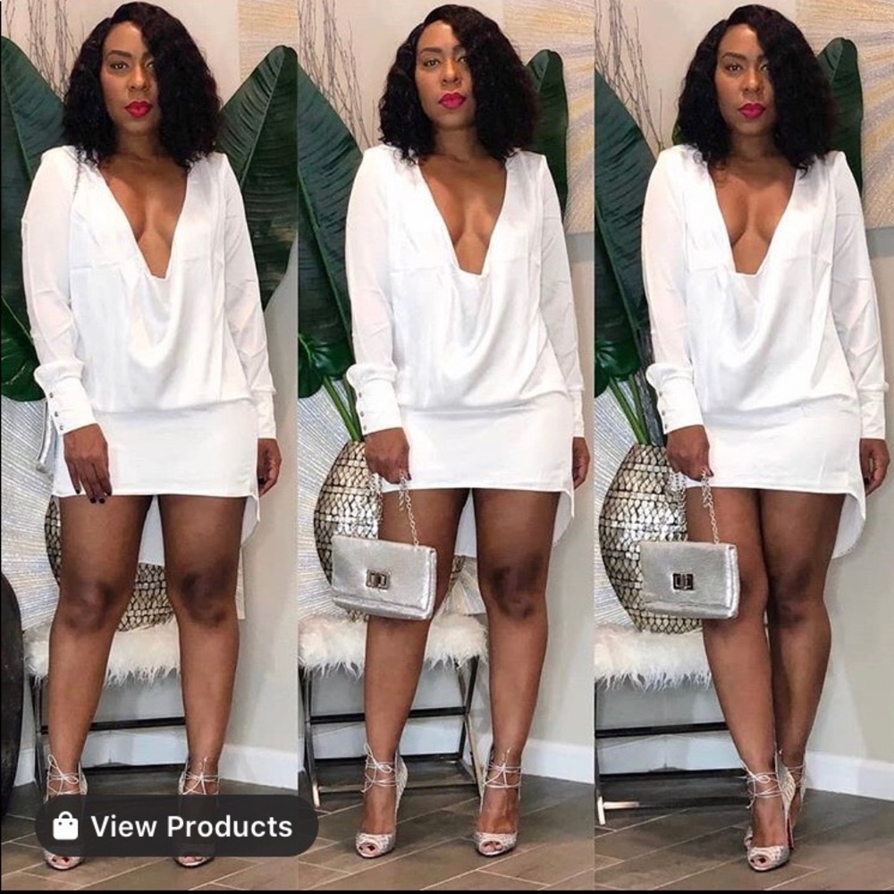 White low cute dress/king top